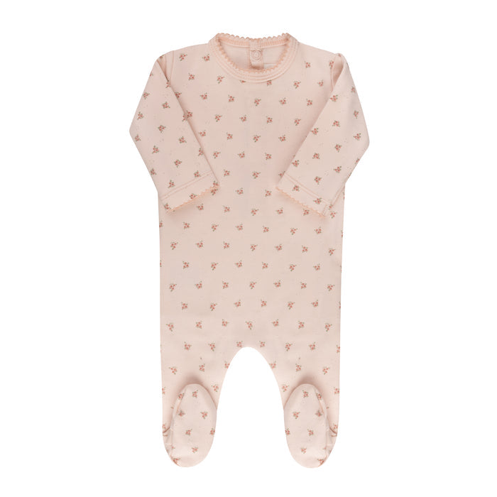 Baby Girl Footie – Pink – Rosebud