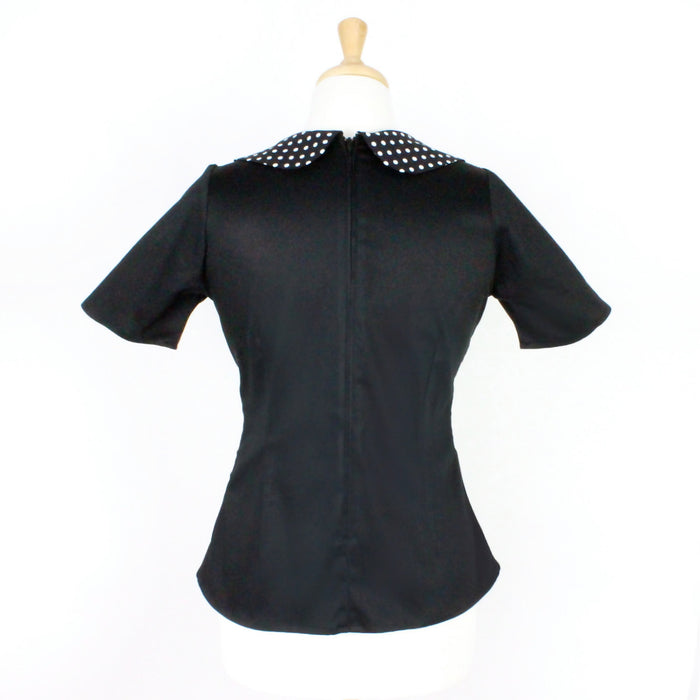 Top on mannequin, Pictured from the back
