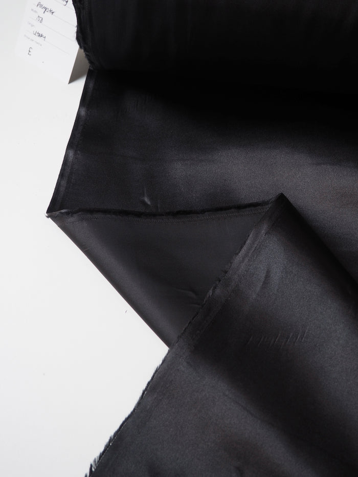 Black Satin Lining