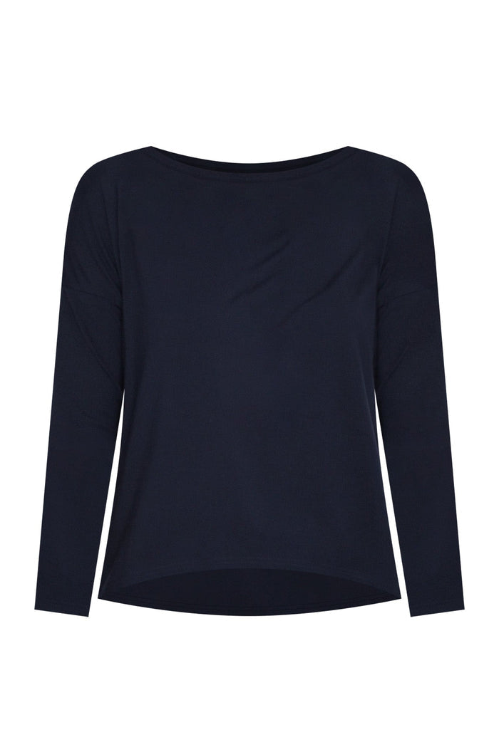 Camila Navy Bamboo Top,ghost-mani