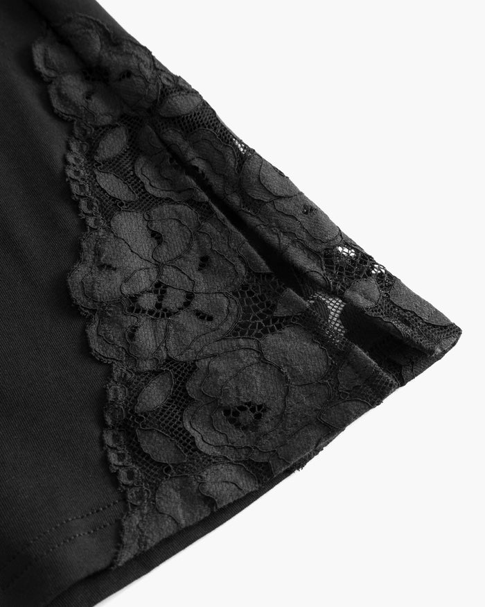 Black Slip - Romanza Cotton Slip