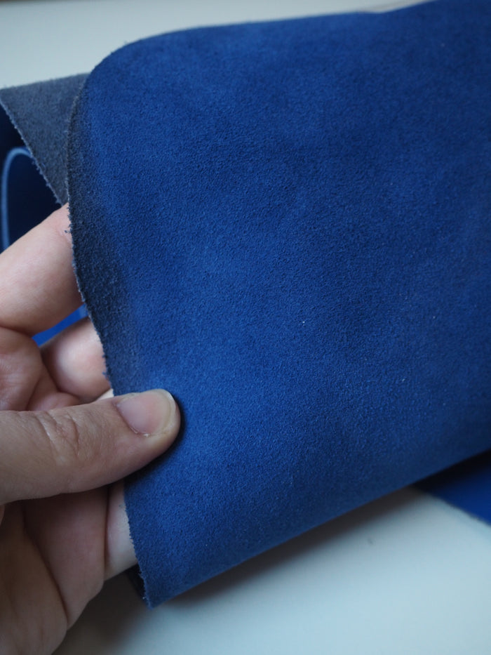 Electric Blue Patent Calfskin