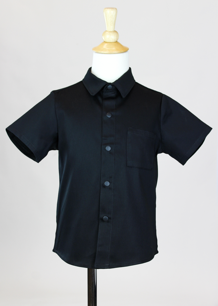 Embroidered Panther Boy Top #LBET-P