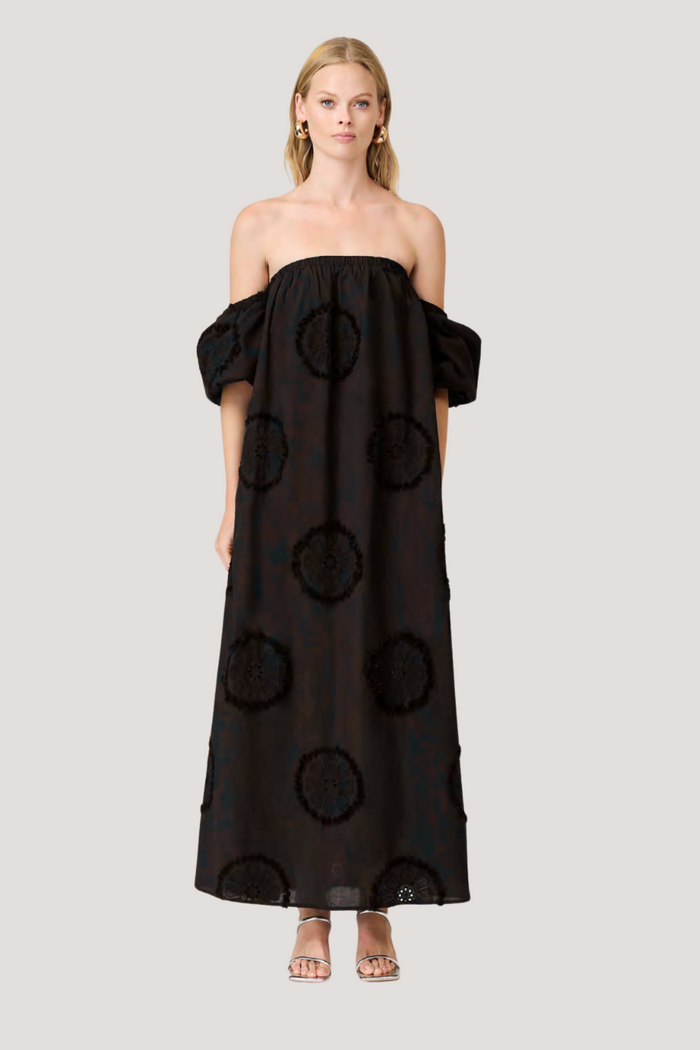 FLORENCE FLORAL COTTON MAXI DRESS