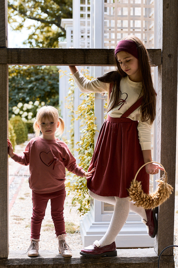 Girls Jumper – Pink – Heart & Star