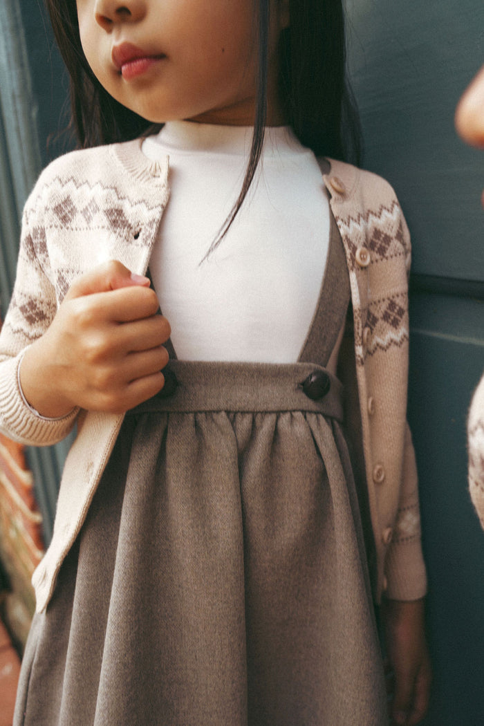 Girls Mockneck – Mauve – Fair Isle