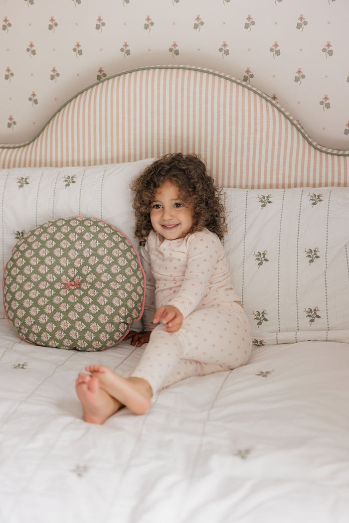 Girls Pajamas – Pink – Rosebud