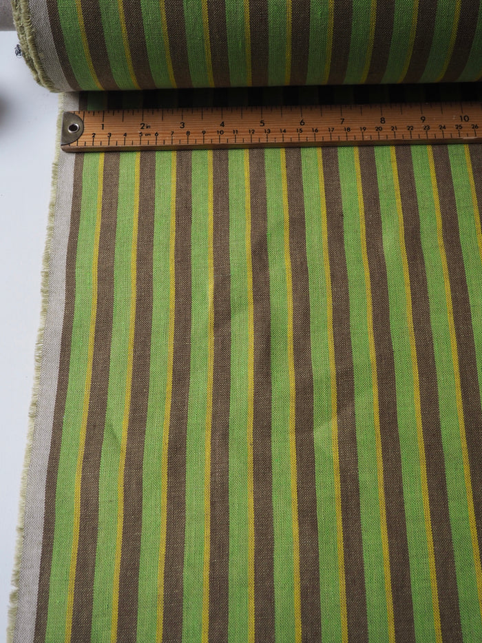 Kiwi Stripe Linen