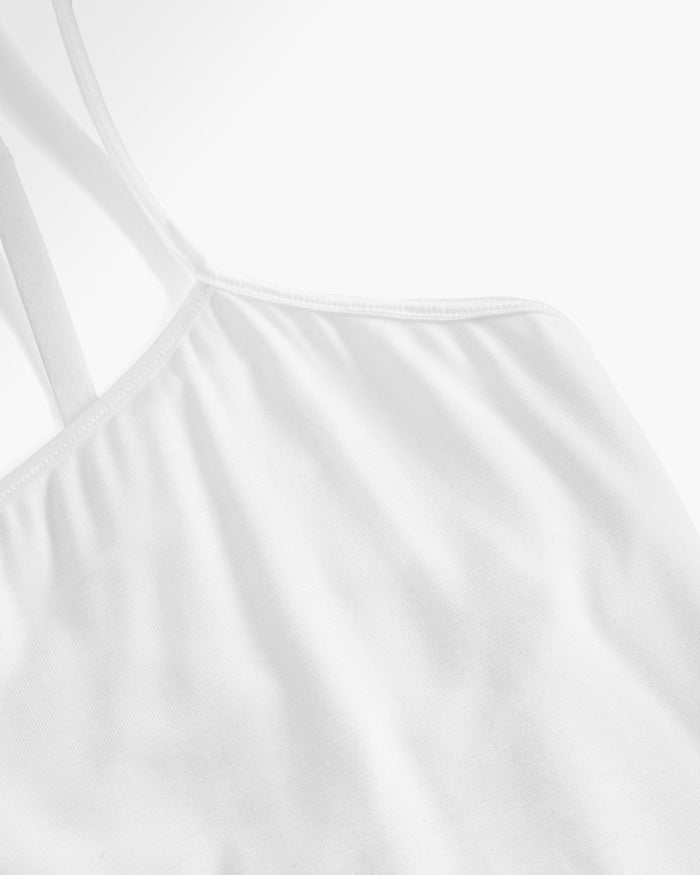 White Camisole - Talco Long Camisole