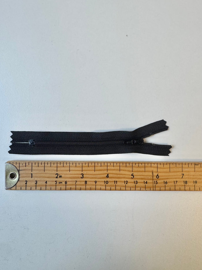 YKK 13cm/5 inch Black Standard Zips