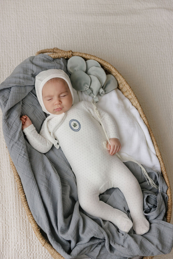 3 Pack Muslin Swaddles – Blue - Gingham Bear Collection