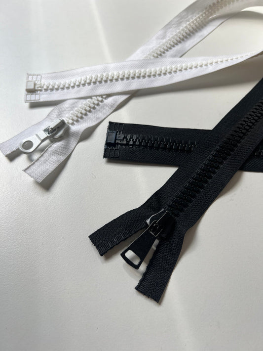 Lampo Open-Ended Large Chunky Plastic Zips 60cm