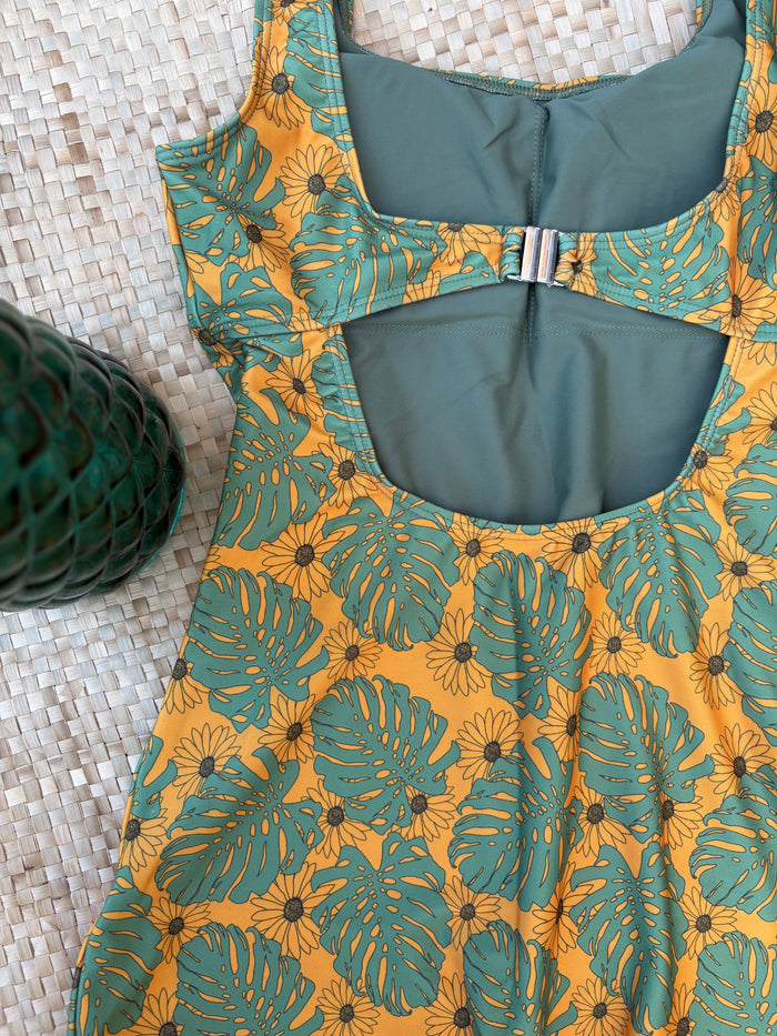 Tekela one-piece in Sunrise Yellow