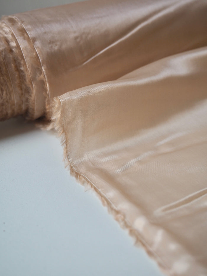 Almond Cupro Satin Lining