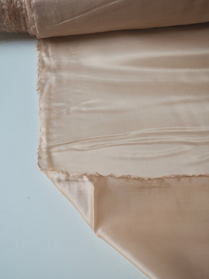 Almond Cupro Satin Lining