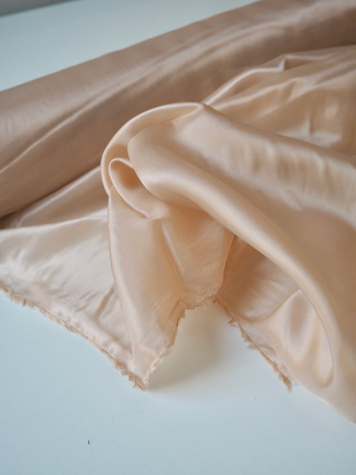 Almond Cupro Satin Lining