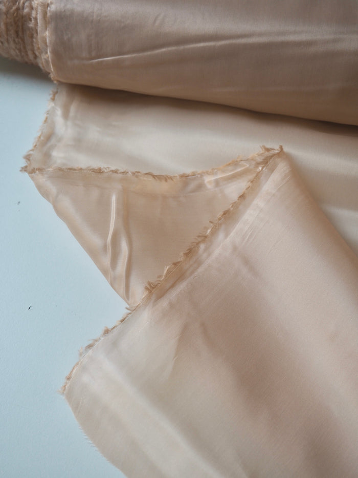 Almond Cupro Satin Lining