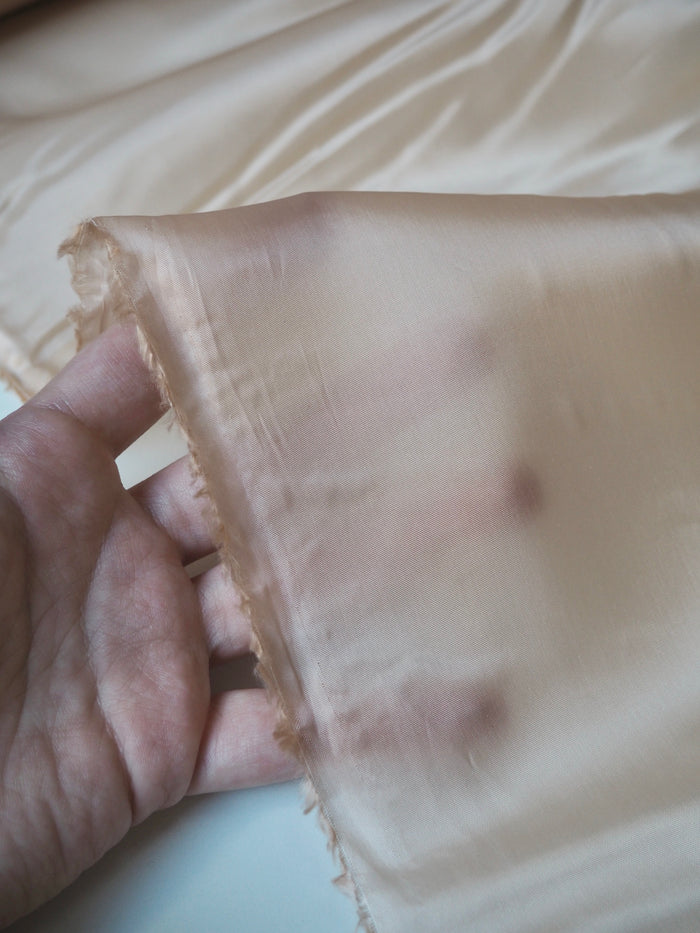Almond Cupro Satin Lining