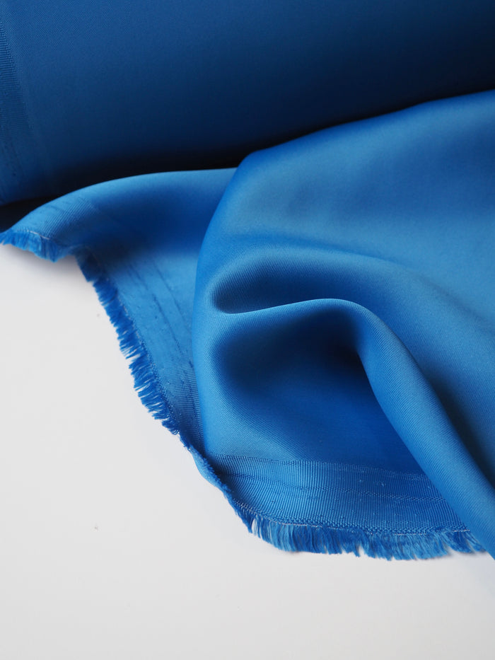 Azure Heavy Viscose Satin