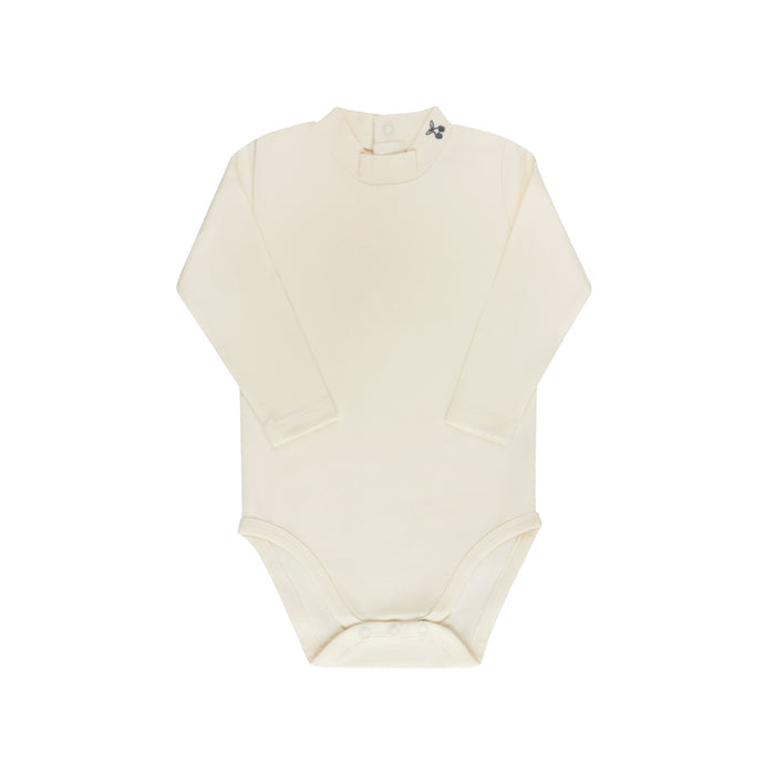 Baby Bodysuit – Grey / Blue – Fair Isle