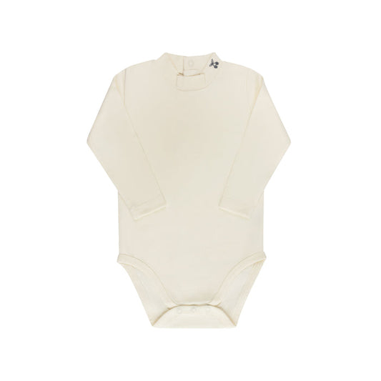 Baby Bodysuit – Grey / Blue – Fair Isle