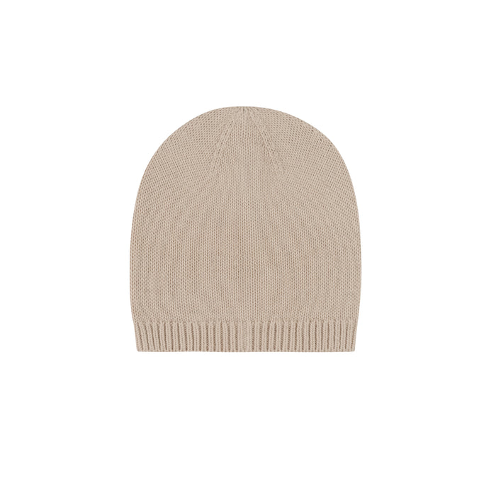 Baby Boy Beanie – Taupe – Fair Isle