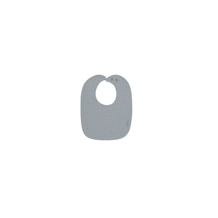 Baby Boy Bib – Blue – Bunny Pin Dot