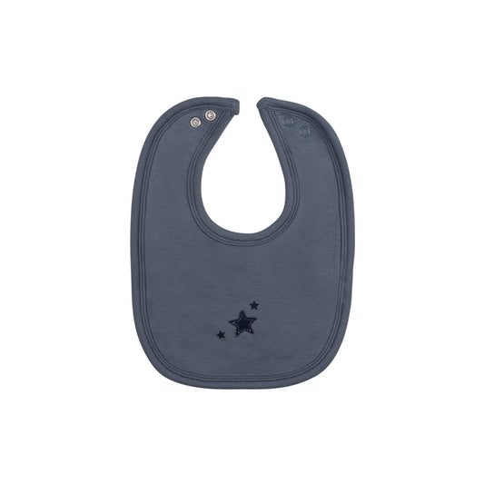 Baby Boy Bib – Blue – Heart & Star