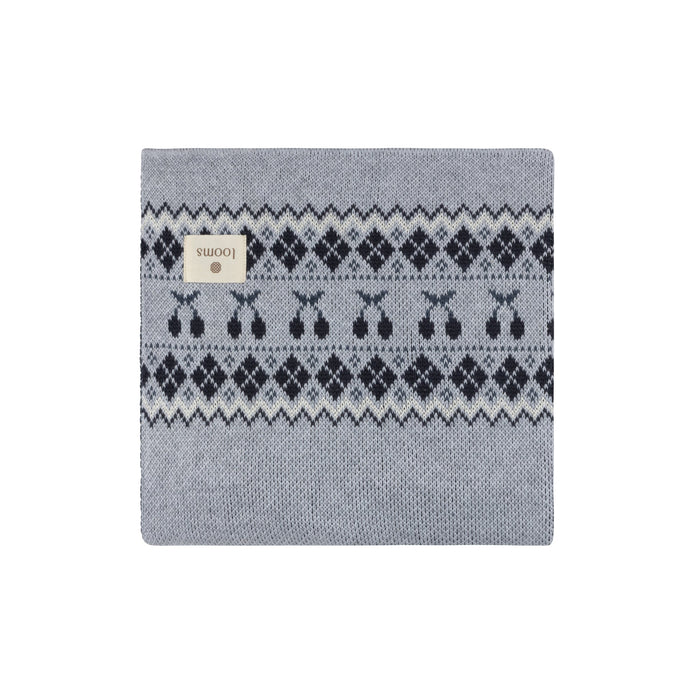 Baby Boy Blanket – Blue – Fair Isle