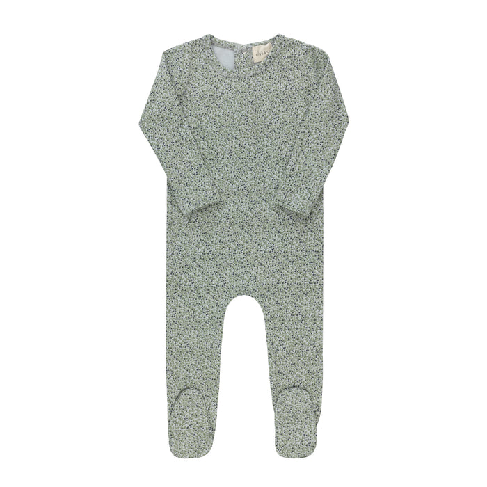 Baby Boy Footie – Blue – Berry