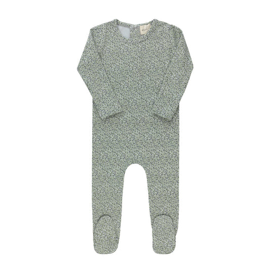 Baby Boy Footie – Blue – Berry