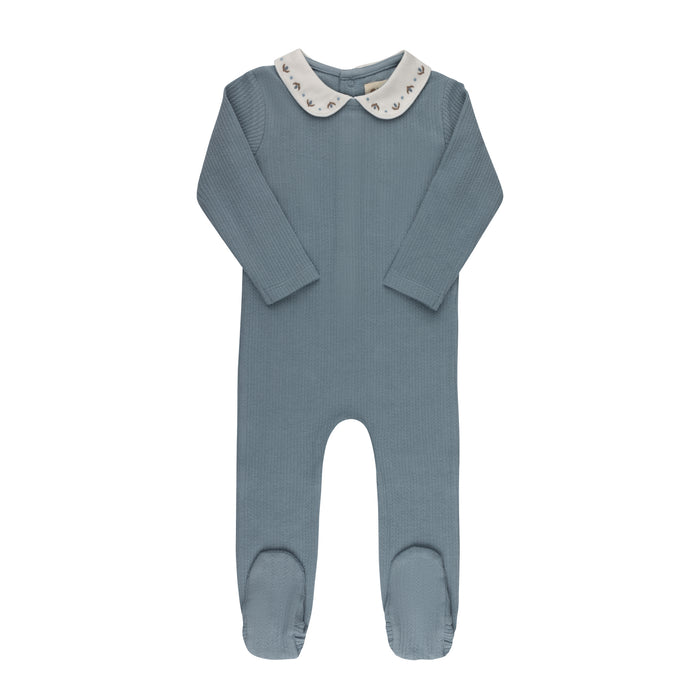 Baby Boy Footie – Blue – Keepsake Collection