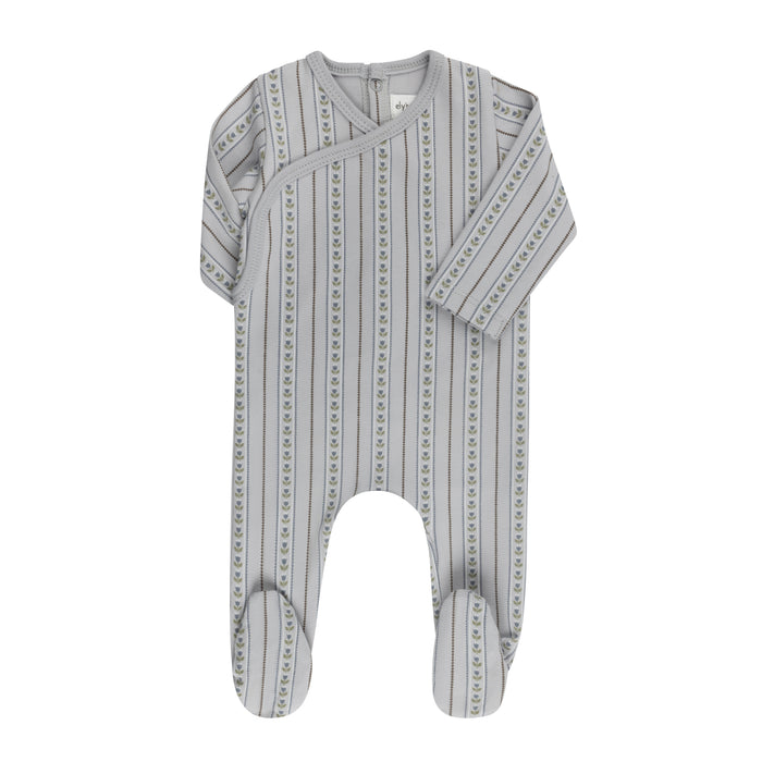 Baby Boy Layette Set - Blue - Linear Tulip
