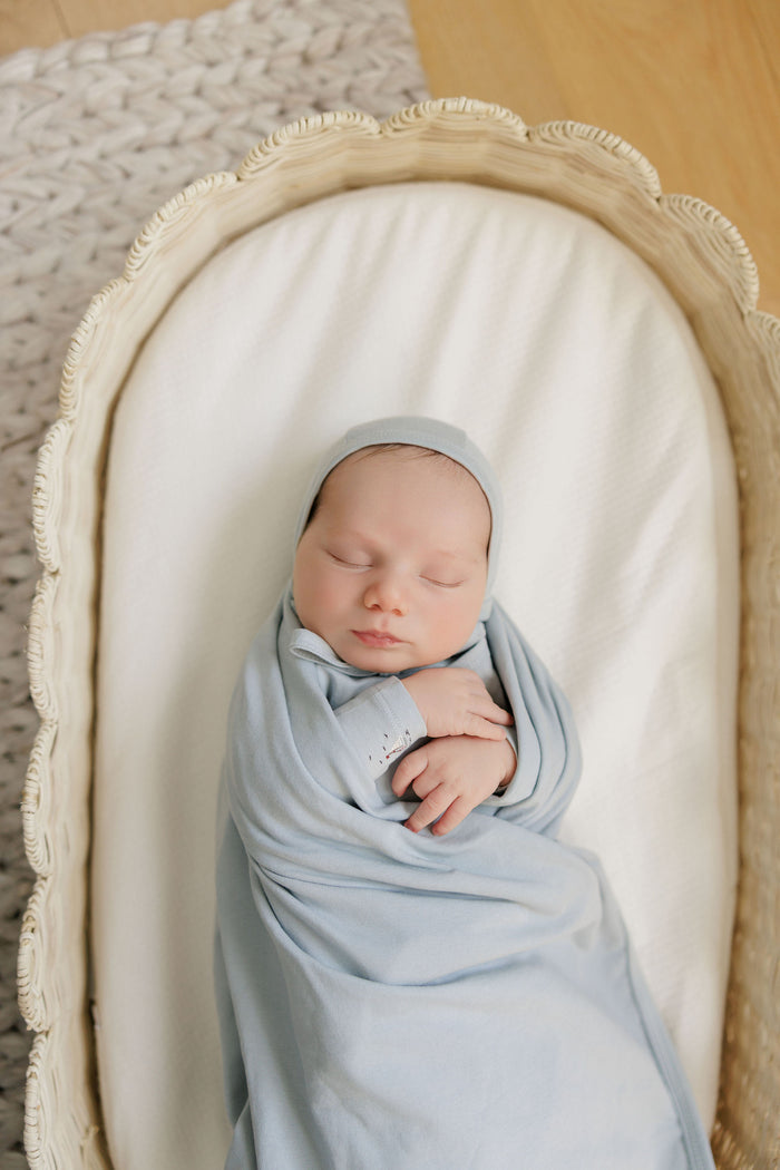 Baby Boy Layette Set – Blue – Nautical Print