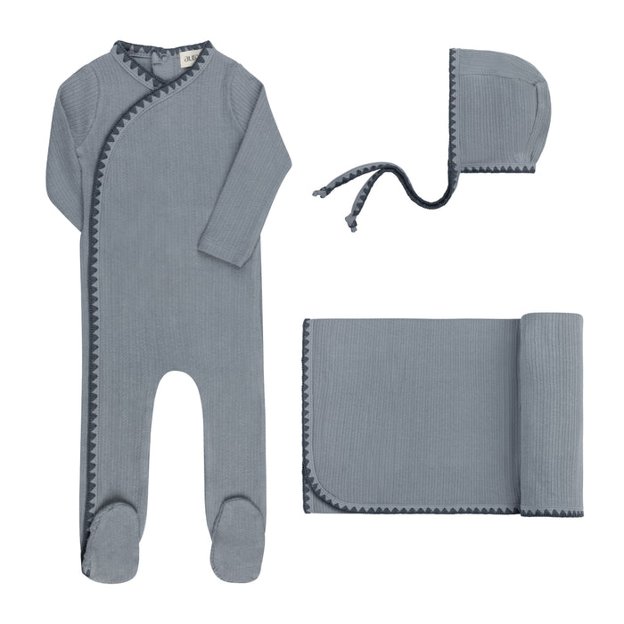 Baby Boy Layette Set – Blue – Whipstitch