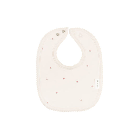Baby Girl Bib – Ivory Girl – Vintage Floral