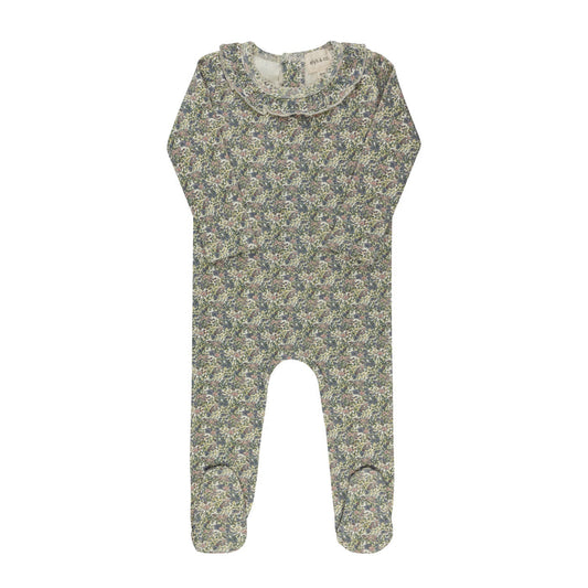 Baby Girl Footie – Ivory/Pink – Liberty