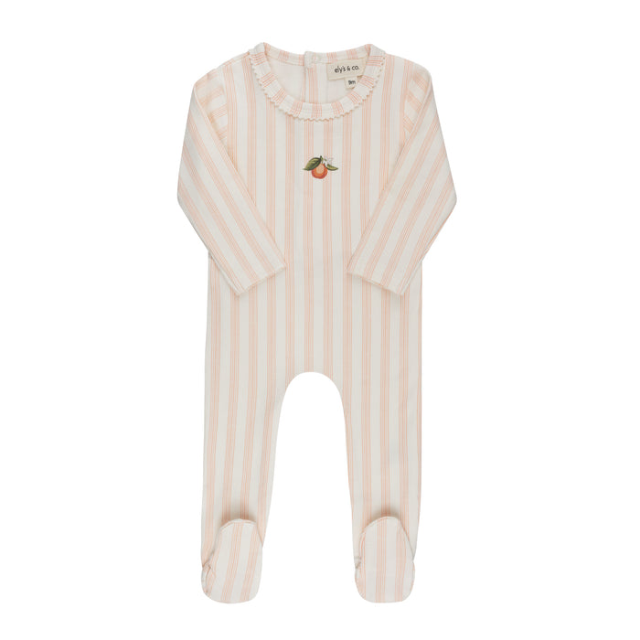 Baby Girl Footie – Peach