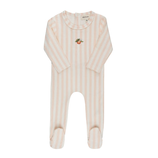 Baby Girl Footie – Peach
