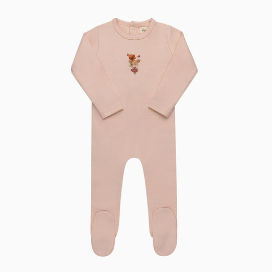 Baby Girl Footie – Pink – Playful Mouse