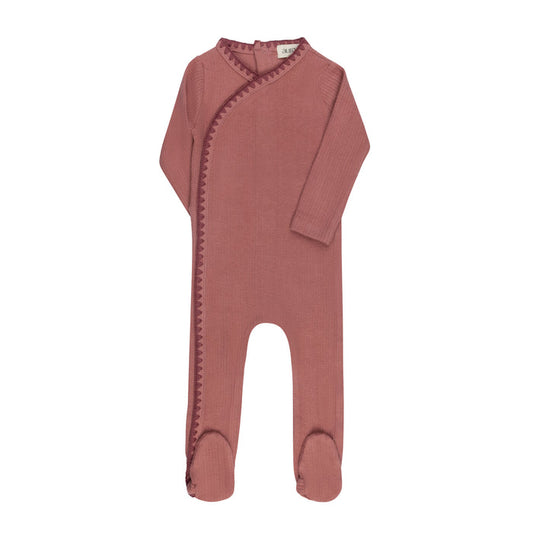 Baby Girl Footie – Pink – Whipstitch