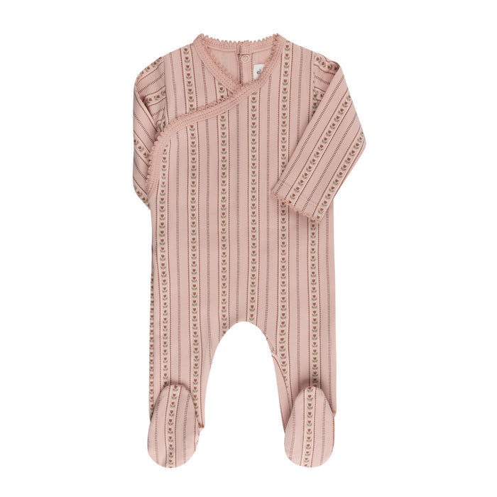 Baby Girl Layette Set - Pink - Linear Tulip