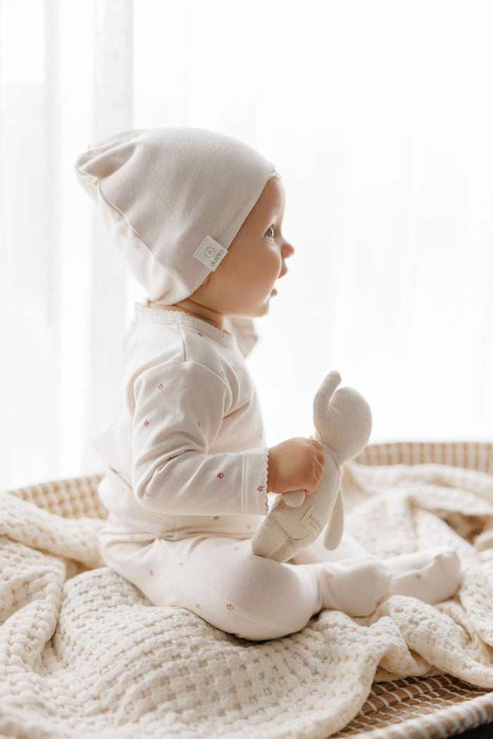 Baby Girl Layette Set – Ivory Girl – Vintage Floral