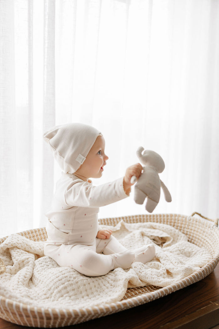 Baby Girl Layette Set – Ivory Girl – Vintage Floral