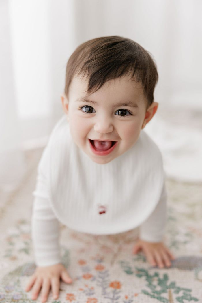 Baby Girl Layette Set – Ivory Pink – Bow Print