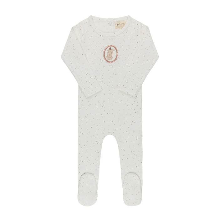 Baby Girl Layette Set – Ivory Pink – Speckled Bunny