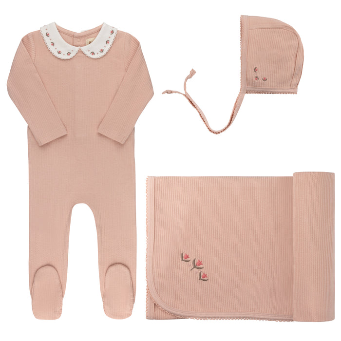 Baby Girl Layette Set – Pink – Keepsake Collection