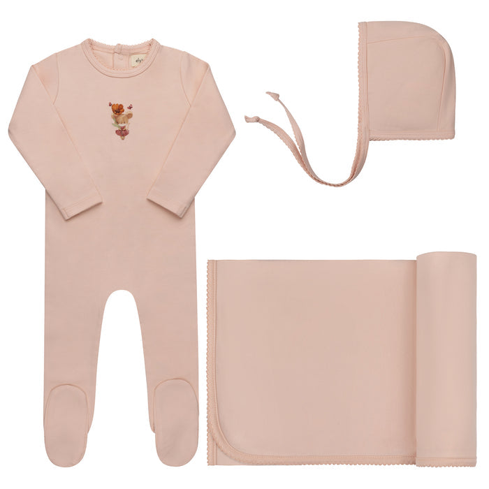 Baby Girl Layette Set – Pink – Playful Mouse