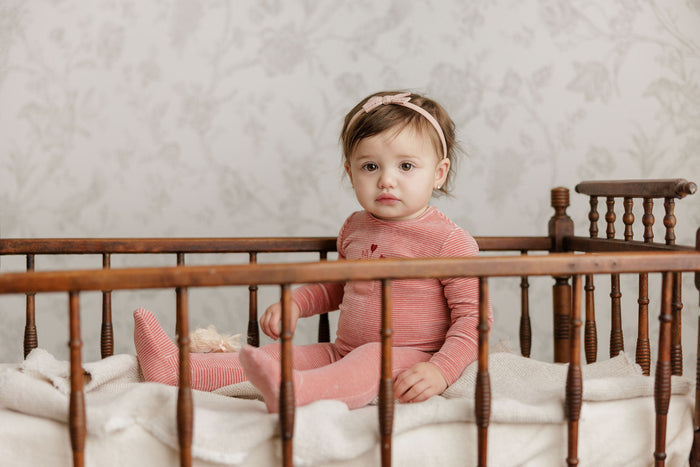 Baby Girl Layette Set – Pink – Stripe