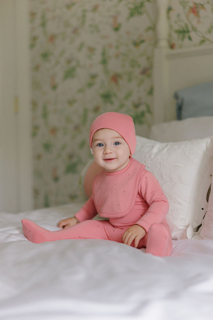 Baby Girl Layette Set – Pink – Vintage Floral